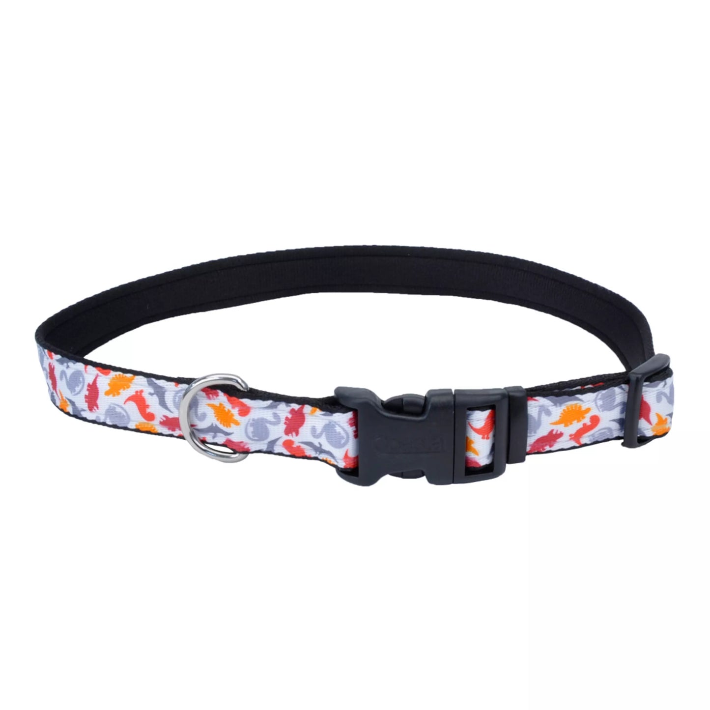 Coastal Exclusive Styles 5/8in Wide 8-12in Dog Collar Dinosaurs