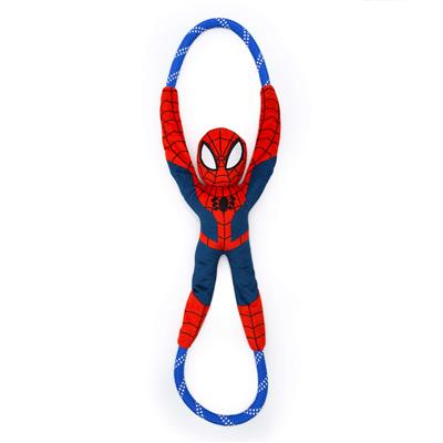 Zippy Paws Plush Dog Toy Marvel RopeTugz - Spider-Man