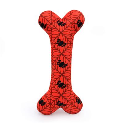 Zippy Paws Plush Dog Toy Marvel Jigglerz - Spider-Man Bone