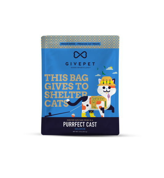 Give Pet Purrfect Cast Freeze Dried Cat Treats - 1.25oz