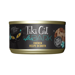 Tiki Cat After Dark Wet Cat Food Chicken 2.8oz Can