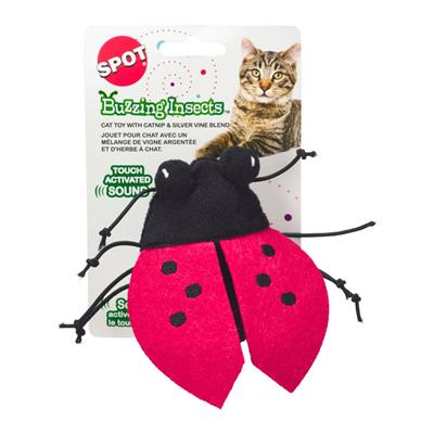 Spot Buzzing Insects Cat Toy Assorted 5 in