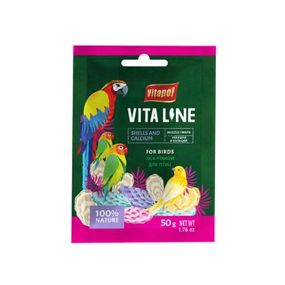 A&E Cages Vitapol Vita Line Shells & Calcium Bird Supplement 1.76oz