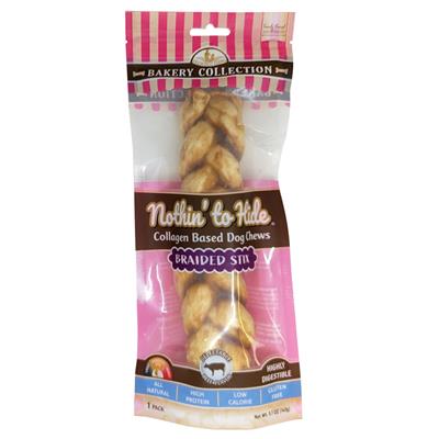 Fieldcrest Farms Nothin' To Hide Bakery Collection Dog Treat Braided Stix, Beef 9in