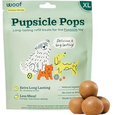 Woof Dog Chicken Peanut Butter Pops Xlarge 12oz