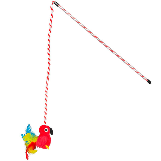 Multipet Margaritaville Parrot Wand Cat Toy 18in