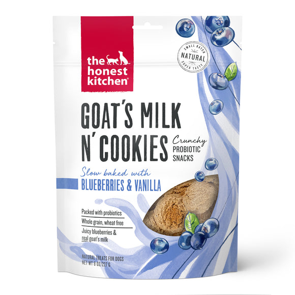The Honest Kitchen Goat's Milk N' Cookies: Slow Baked with Blueberries & Vanilla, 8oz