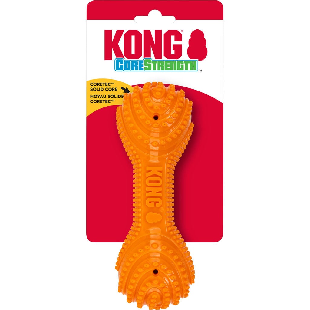 Kong Corestrength Dog Toy Medium Assorted Dumbell