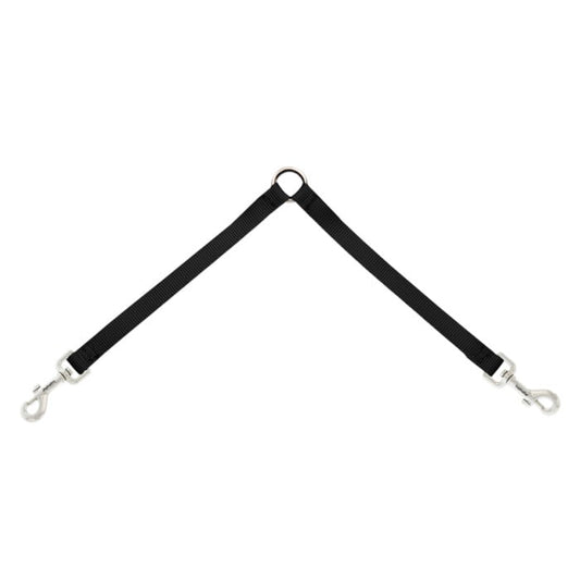 Lupine Pet Dog 24 In Long 3/4 In Leash Coupler Basics Black