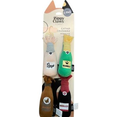 Zippyclaws Catnip Crusherz Cat Toy Small 4Pk