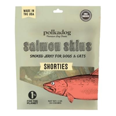 Plato Dog Treat Jerkey 3 oz Salmon Skins