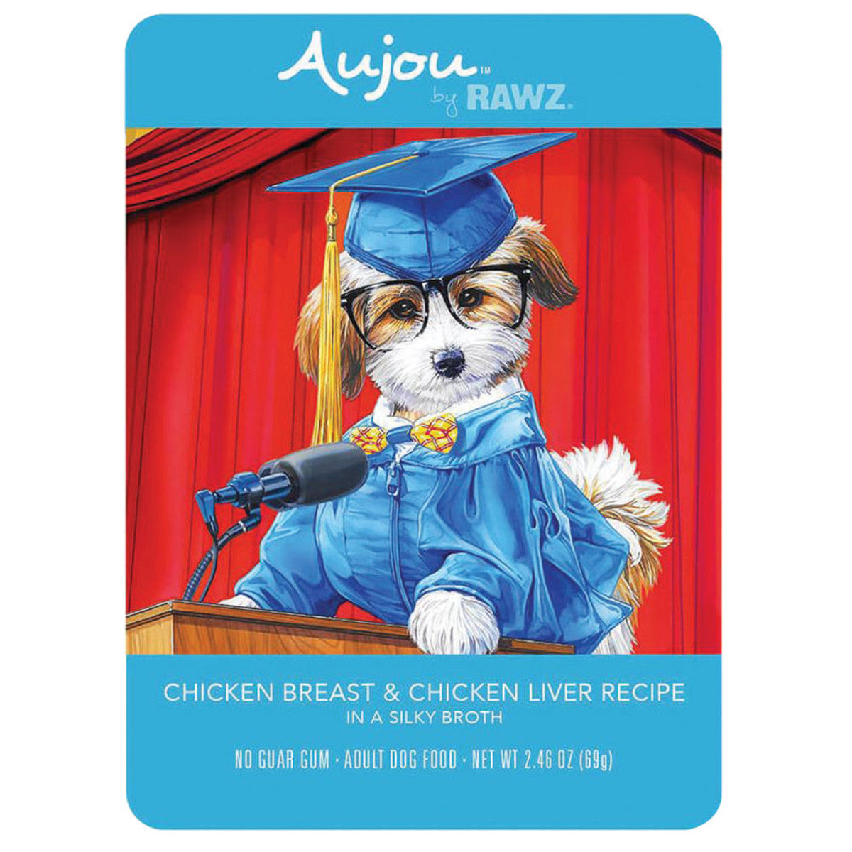 Rawz Dog - Aujou Chicken Breast & Liver - Pouch - 2.46 oz