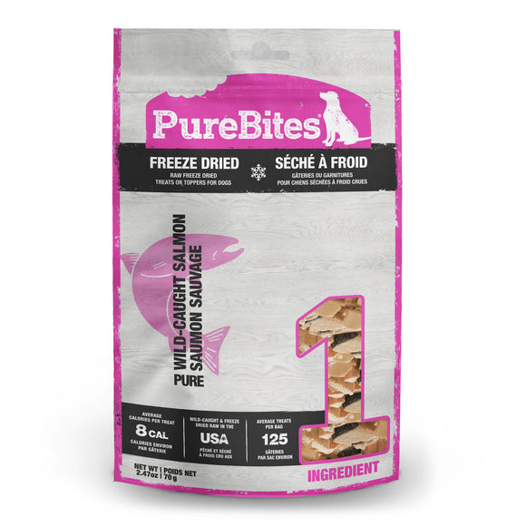 PureBites Freeze-Dried Salmon Dog Treats 2.47oz