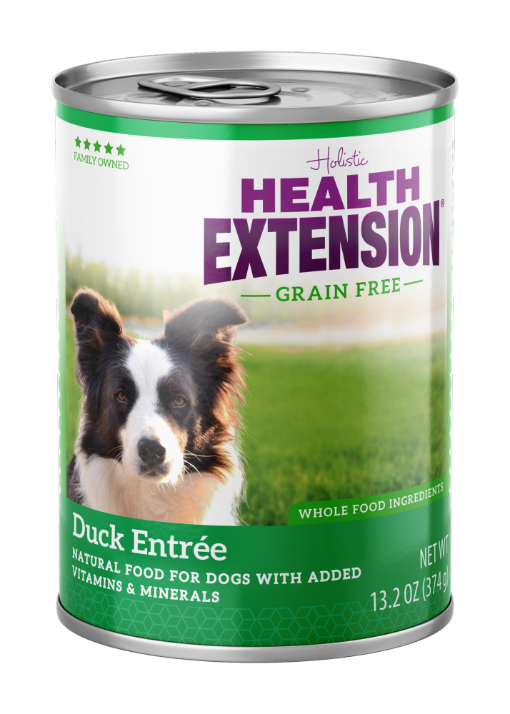 Health Extension 100% Grain Free Duck and Sweet Potato Entree Canned Dog Food 12.5oz