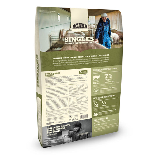 Acana Grain-Free Pork & Squash Dry Dog Food, 22.5lb