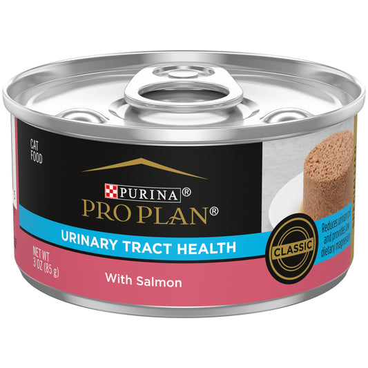 Purina Pro Plan Urinary Tract Cat Food Wet Pate, Urinary Tract Health Salmon Entrée 3oz can