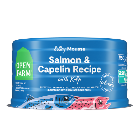Open Farm Salmon & Capelin Recipe With Kelp For Dogs 7oz Can