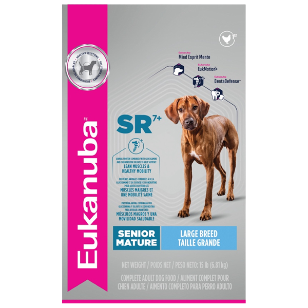 Eukanuba Large Breed Senior Maintenance Chicken Dry Dog Food, 33 lb