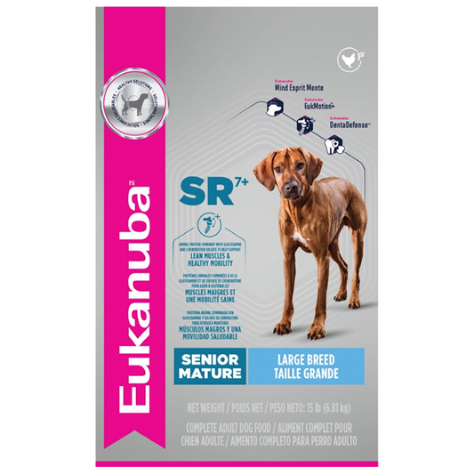 Eukanuba Large Breed Senior Maintenance Chicken Dry Dog Food, 33 lb