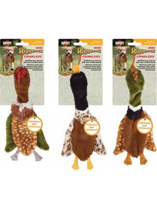 Spot Ethical Pet Dog Toy Skinneeez Crinkler Bird 14In Assorted