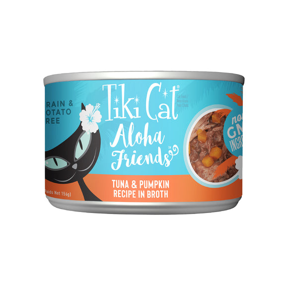 Tiki Cat Aloha Friends Wet Cat Food Tuna & Pumpkin 5.5oz Can