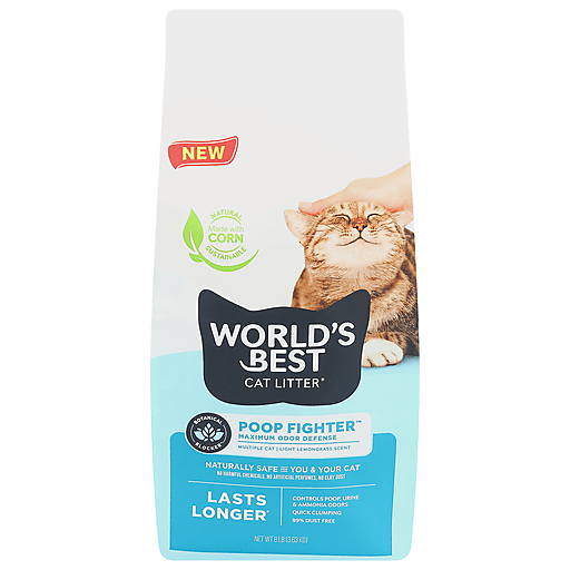 World's Best Cat Litter Poop Fighter 8 Lb