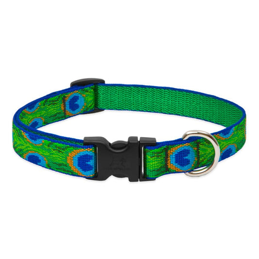 Lupine Pet Dog 2/4 In Wide 9-14 In Adjustable Collar Original Designs Tailfeathers