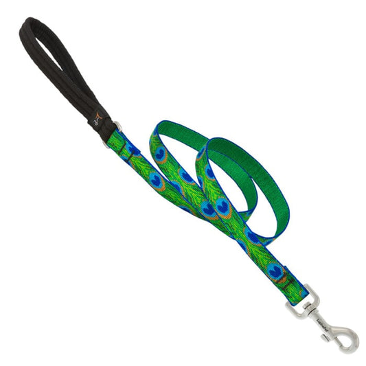 Lupine Pet Dog 4 Ft Long 3/4 In Leash Original Designs Tailfeathers