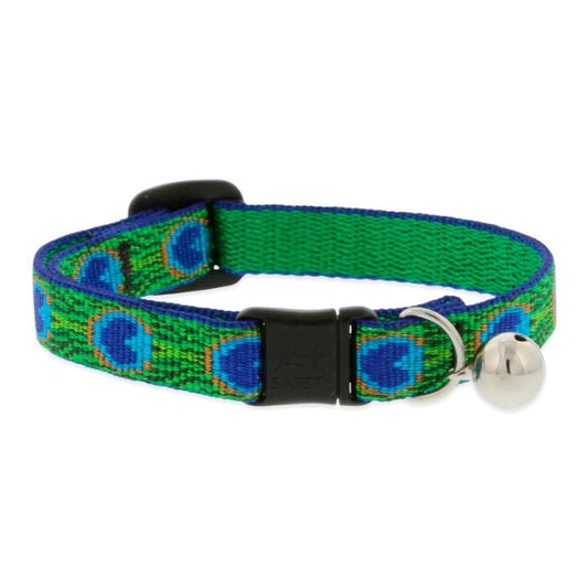 Lupine Pet Cat 1/2 In Wide 8-12 In Breakaway Safety Collar With Bell Original Designs Tailfeathers