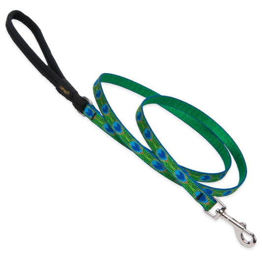 Lupine Pet Dog 6 Ft Long 1/2 In Leash Original Designs Tailfeathers