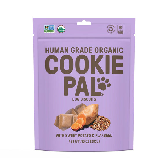 Cookie Pal Sweet Potato Flax Dog Biscuits 10oz