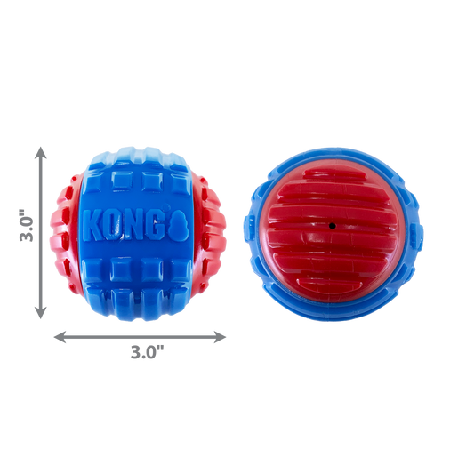 Kong Dog Toy CoreStrength Rattlez Ball Large