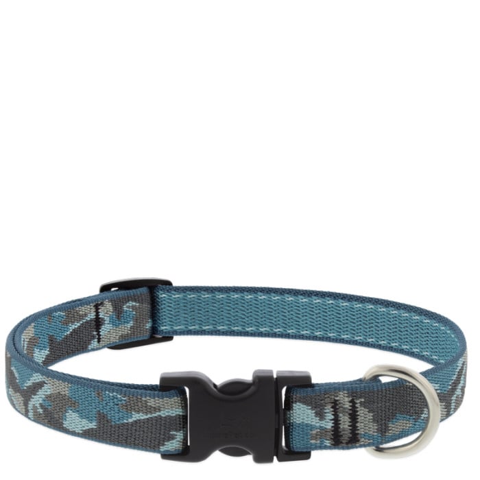 Lupine Pet Dog 3/4 In Wide 13-22 In Adjustible Collar Sand Shark