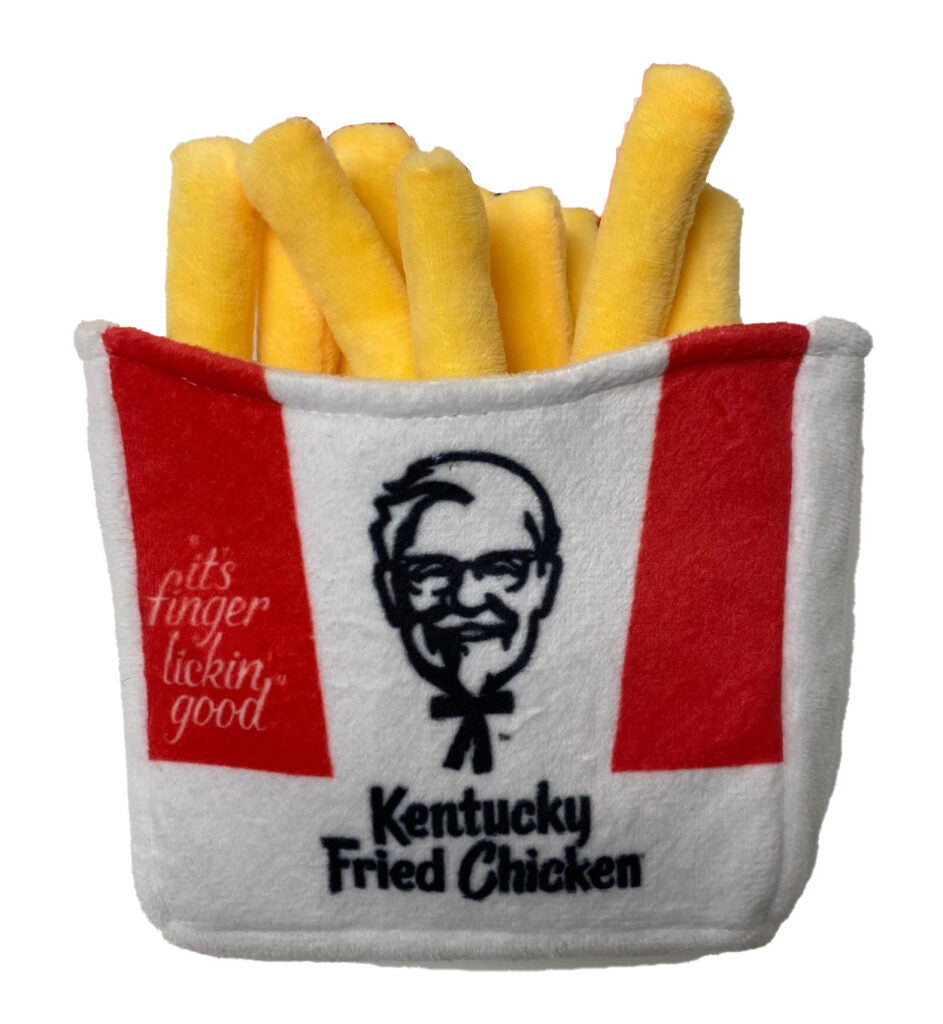 Spot Ethical Pet Dog Toy Kentucky Fried Chicken Plush Fries 6In