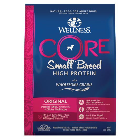 Wellness CORE Wholesome Grains Small Breed Original Recipe 12lb Bag