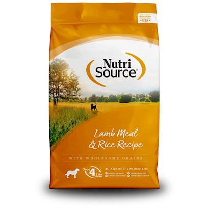 Nutrisource Lamb & Rice Adult Dog Food 4Lb
