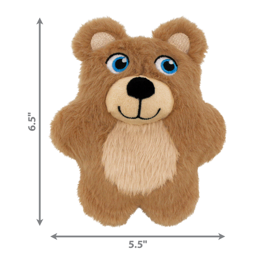 Kong Dog Toy Snuzzles Kiddos Teddy Bear Small