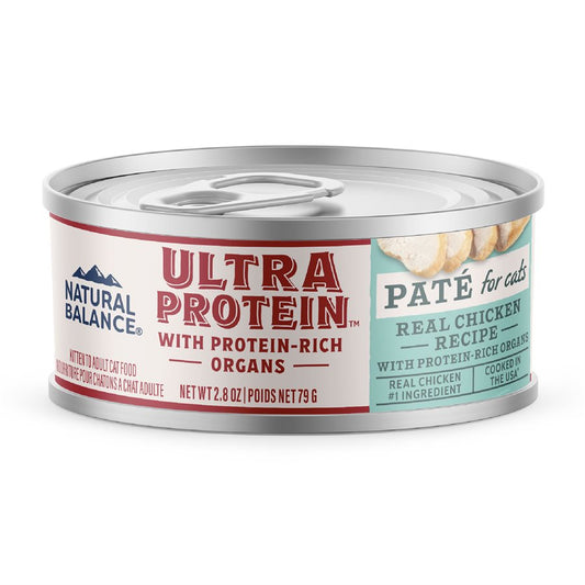 Natural Balance Ultra Protein Cat Chicken & Organ Meats Pate 2.8oz