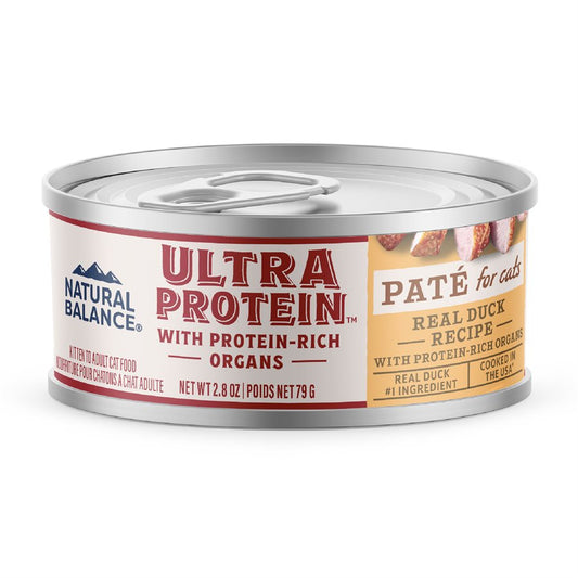 Natural Balance Ultra Protein Cat Duck & Organ Meats Pate 2.8oz