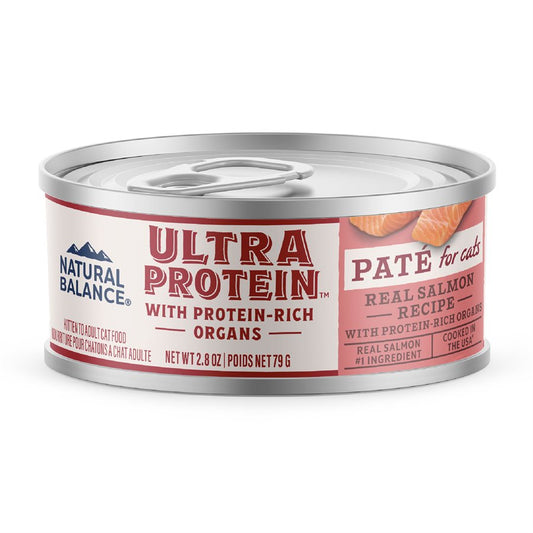 Natural Balance Ultra Protein Cat Salmon & Organ Meats Pate 2.8oz