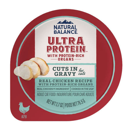Natural Balance Ultra Protein Cat Chicken & Organ Meats in Gravy 2.7oz