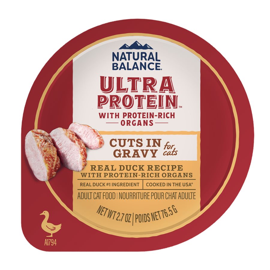 Natural Balance Ultra Protein Cat Duck & Organ Meats in Gravy 2.7oz