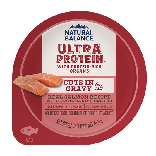 Natural Balance Ultra Protein Cat Salmon & Organ Meats in Gravy 2.7oz