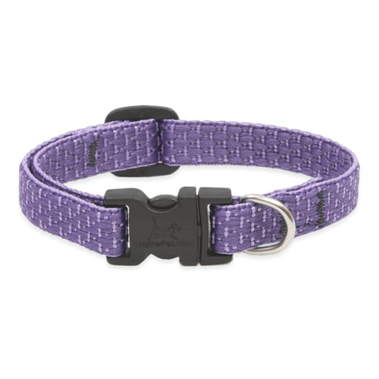 Lupine Pet Dog 2/4 In Wide 9-14 In Adjustable Collar Eco Lilac