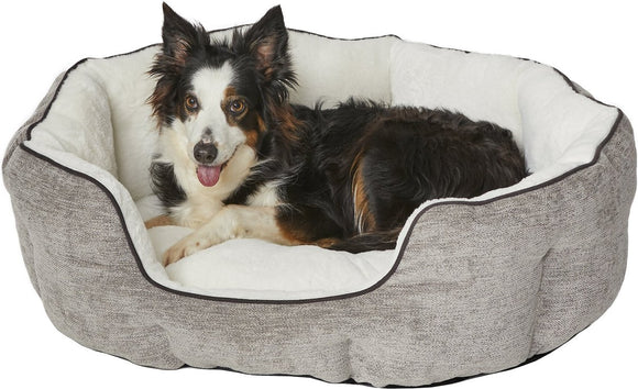 Midwest Homes For Pets Quiet Time Tulip Pet Bed Fur Taupe Medium
