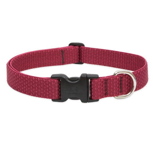 Lupine Pet Dog 1 In Wide 16-28 In Adjustable Collar Eco Berry