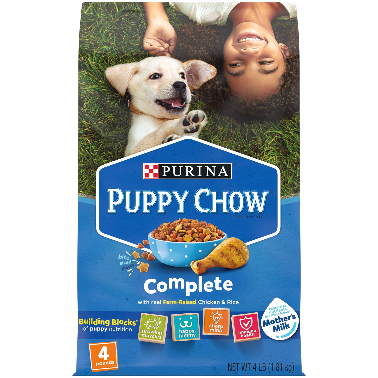 Purina Puppy Chow High Protein Dry Puppy Food, Complete With Real Chicken 4lb