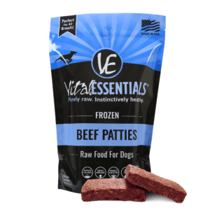 Vital Essentials Frozen Dog Food 4.7lb Patties Beef