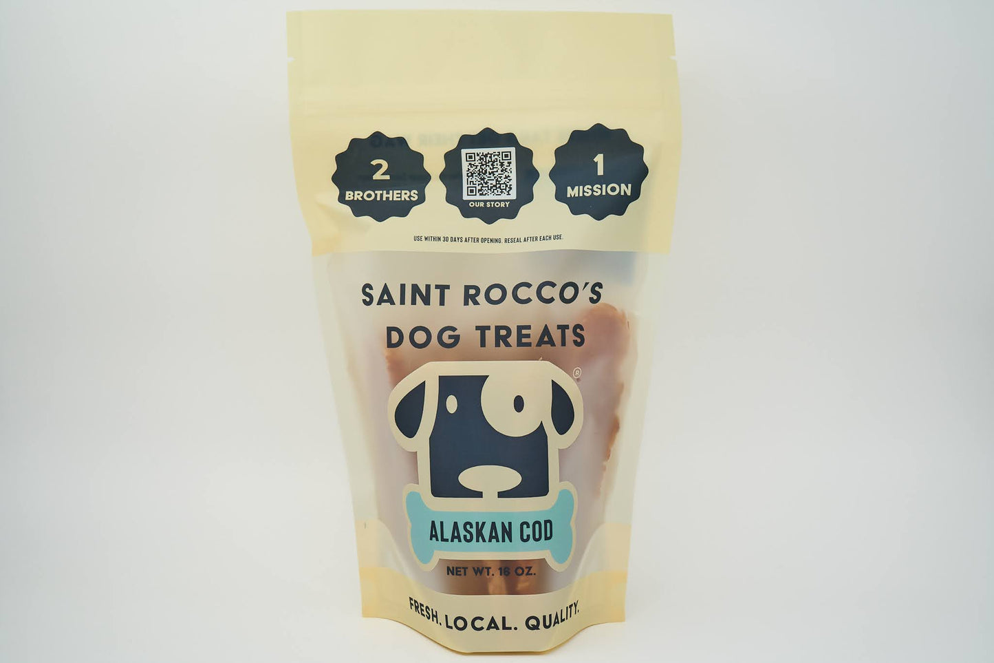 Saint Rocco's Dog Treats Alaskan Cod 16oz