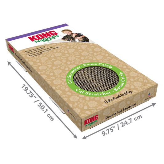 Kong Cat Accessory Naturals Scratcher Double